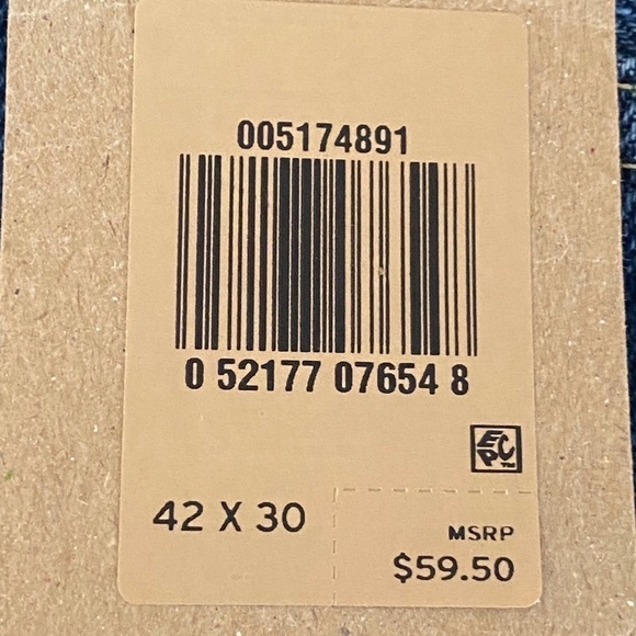 Levi’s men’s 517 Boot Cut Blue Denim Jeans 42 NWT - Picture 8 of 8